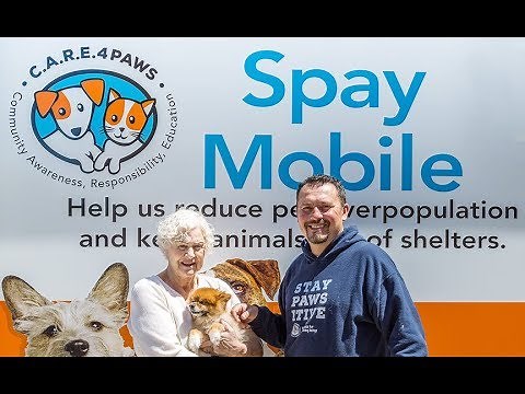 A mobile vet clinic that brings free and low-cost services to pet owners in need!