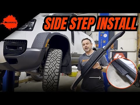How to Install Side Steps on Your Defender L663 - DIY Guide