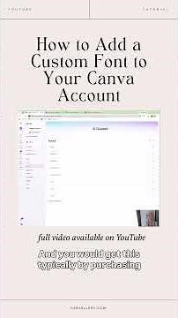 How to Add a Custom Font to Canva