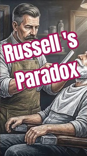 Russell's Paradox Explained | Barber Example | Set Theory #mathify#shorts