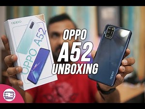 Oppo A52 Unboxing, SD665, Quad Camera, 6GB RAM, 5000mAh Battery for Rs 16,990