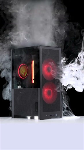 Satisfying airflow visualisation 🌫️✨ ITX Gaming PC Build