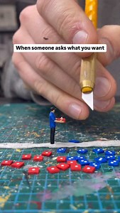 Just order! It’s wild that this was the first artwork of mine to go viral. It was part of a larger work but I randomly put this on as I liked the stacking of the miniature Domino’s pizza boxes, it’s been a good little clip ever since. This was only done in March 2023 when I decided to throw myself into content creation more. I look back at it now, it’s a mess! Anyway all good fun. One last takeaway of 2024, what do you order? #miniaturepainting #miniature #dominos #artreels #artistlife | Roys Pe