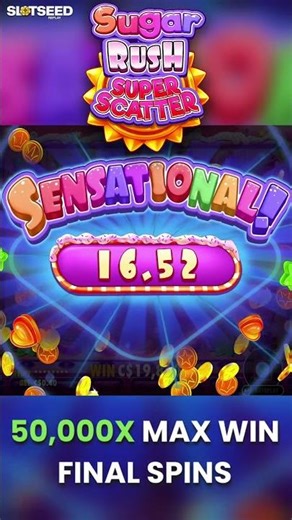 MASSIVE 50,000x HIT on Sugar Rush Super Scatter 🍬