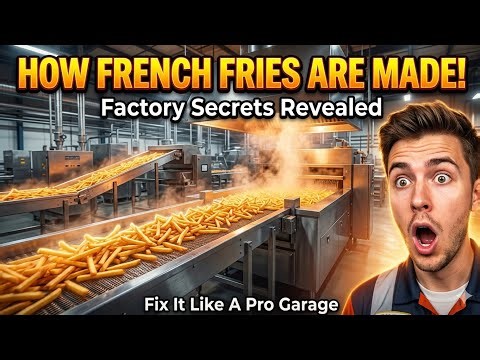 How French Fries Are Made in Factory (Full Process) | Fix It Like A Pro Garage