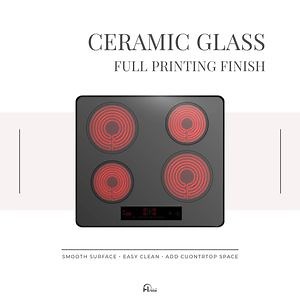 [Hot Item] Thermomate 60cm Built-in Ceramic Electric Cooktop with 4 Burners