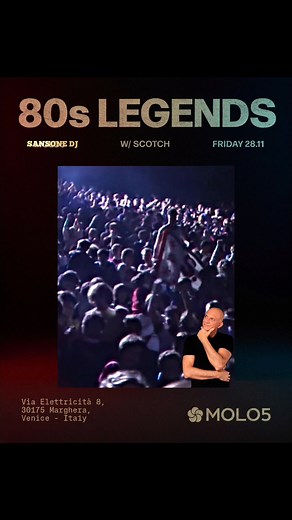 69K views · 2K reactions |  VENERDI' 28 NOVEMBRE  80s LEGENDs –...