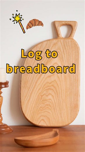 How to Make an Adorable Wooden Breadboard#woodworking #design #tableware #woodworker