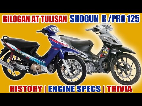 BILOGAN AT TULISAN NG PINAS SUZUKI SHOGUN PRO 125 SHOGUN R125 REVIEW | HISTORY | ENGINE SPECS