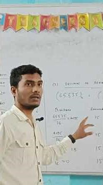 Decimal to Hexadecimal conversion || Easy trick