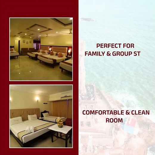Best Stay Option in Kanyakumari | Online Rooms Booking Through YatraDham.Org