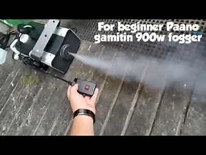 Fog machine -Tips & Guide Ganito pag OPERATE, mga dapat tandaan | disinfect