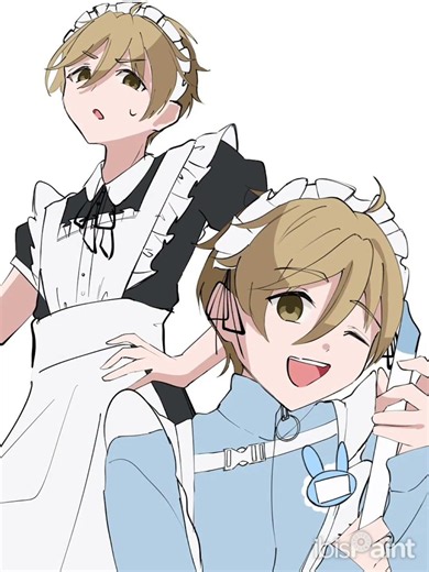 【あんスタFA】メイド友也🫶#shorts #illustration #ibispaintx #イラスト #イラストメイキング