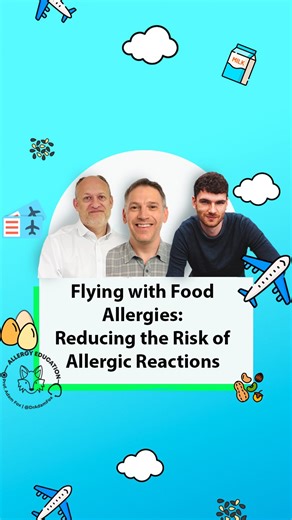 Professor Adam Fox OBE MA(Hons) Cantab., MSc, BS, DCH, FRCPCH on Instagram: "Let’s talk: Flying with Food Allergies: Reducing the Risk of Allergic Reactions… ✈️ In this video with Dr Paul Turner, Professor of Anaphylaxis and Paediatric Allergy at Imperial College London, and Dan Kelly @_maycontain allergy advocate and blogger (also a keen traveller living with a nut allergy), we discussed the challenges of travelling with food allergies and how to reduce the risk of allergic reactions. Dr Turner