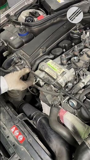 Removing the thermostat from a Mercedes