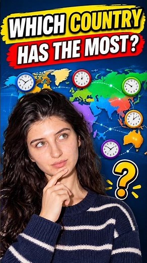 Which Country Has the Most Time Zones? 🌍 The Answer Will Surprise You! #GeographyFacts
