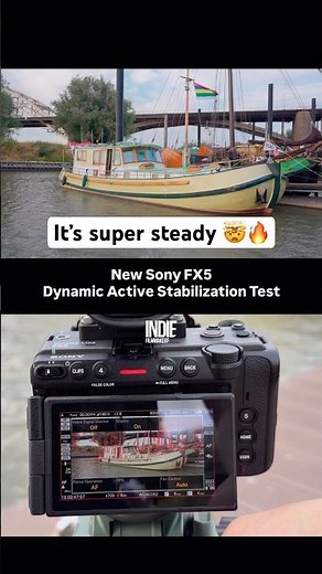 FX5 Dynamic Active Stabilization Test 🤯🔥 BTS vs In Camera Shot | #SonyFX5