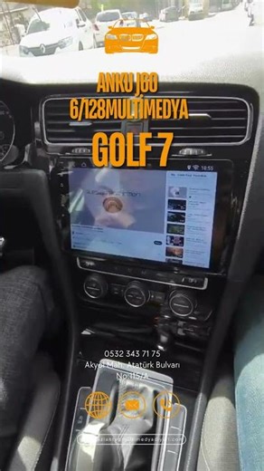 Volkswagen Golf 7 Android Multimedya | CarPlay, QLED Ekran, Montaj Dahil (2026)