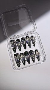 ASMR packing nails 🖤 #nails #nail #pressonnails #fakenails #pack | PinkPunk Nails