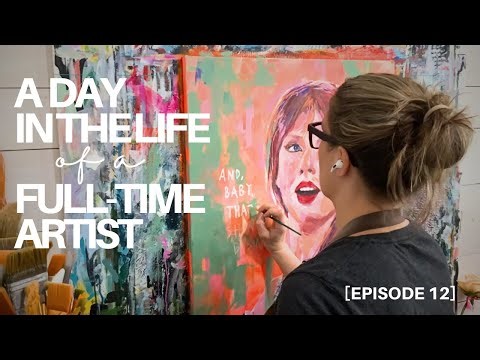 Day in the Life of a Full Time Artist Ep. 12 - Staying Creative through Burnout as an Artist