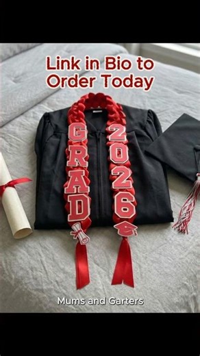 Custom Graduation Leis/Stoles for Class of 2026! 🎓✨ #Shorts