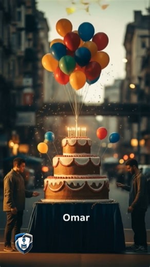 عمر كل سنة وانت طيب . اجمل تهنئة ل عمر بعيد ميلادة #happybirthday #اسمك_في_جملة