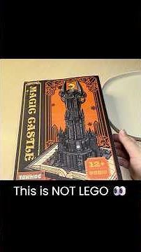 This is a TOKMOC Bricks set… Sauron Tower 👀 #lego #brickset #legobuild #buildwithme