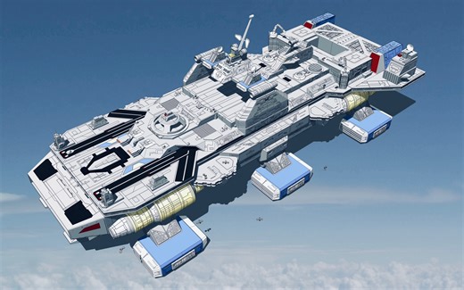 3d打印盖亚奥特曼Aerial Base空中母舰基地已完成……