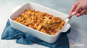 50 reactions · 24 shares | Tip: Make this Cajun twist on a Southern classic stuffing even easier by starting with store-bought cornbread! (We promise we won’t tell. ) | Giant Food | Facebook