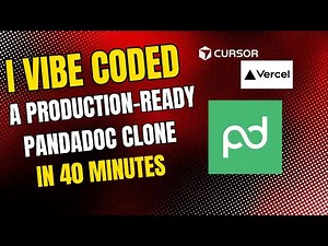 I Vibe Coded a Production Ready PandaDoc Clone in 40 Minutes