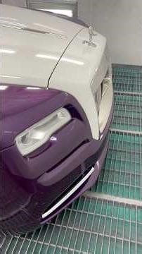 BGT paint shop performs ALL types of work and even applies stripes to the body of a Rolls-Royce p...