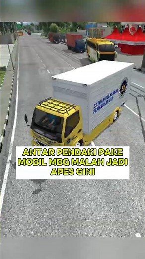 Antar Pendaki Pake Mobil MBG Apes Banget Jadinya #bussid #gaming #trending