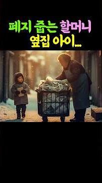 The story of the old woman collecting waste paper and the child next door