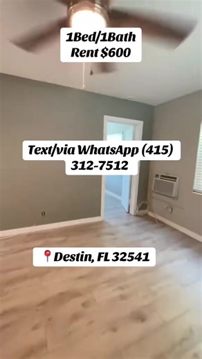 Stop scrolling - your new home just dropped 🔐 Text/via WhatsApp (415) 312-7512 for more information #florida #destin #apartment #rent #fyp