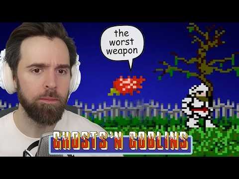 Can I Beat Ghosts 'n Goblins on NES Using Only the WORST Weapon?