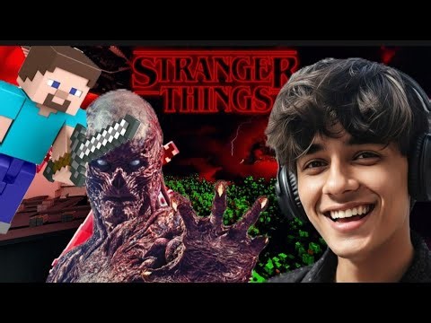 Minecraft Stranger Things Mod World | Hawkins & Upside Down? Funny Gameplay
