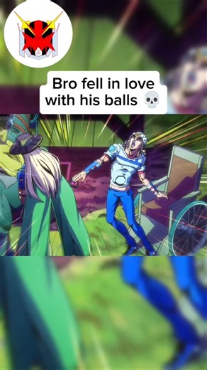 Jojo touched Gyro's balls scene 😆 JoJo's Bizarre Adventure 7 Steel Ball Run anime #anime #jojo #gyro