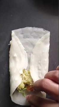 Easy and quick Spring roll recipe method with homemade sheets....😋