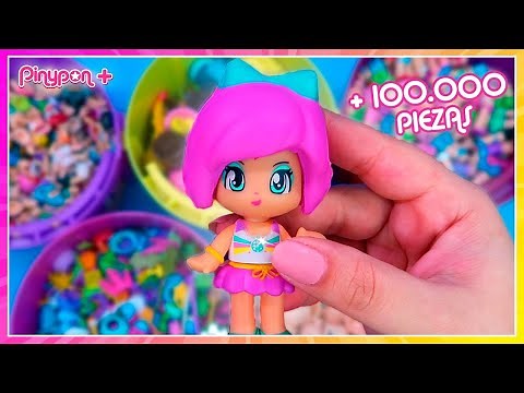 😍​Je construis des PERSONNAGES PINYPON por remplir la ville! 🏰 🌈 L'Univers Pinypon