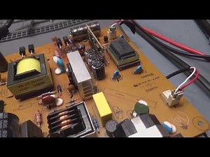 Dead capacitors and rusty connexion, a new life for this dvi screen.