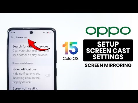 [ColorOS 15] How to Set Up Screen Cast Setting on Oppo Phone