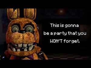 Withered SpringBonnie FNaF Voice Lines (UNOFFICIAL)
