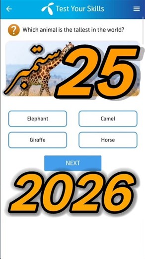 25 September 2026 Questions and Answers | My Telenor Today Questions | Telenor Questions Today