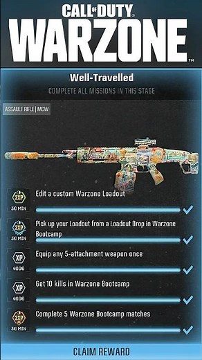 How To Unlock All New Warzone Bootcamp Mission Rewards