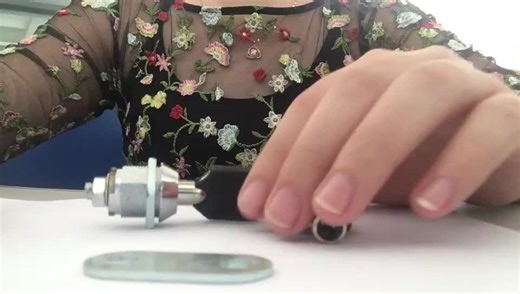 M19 High Quality Steel Tubular Cylinder Cam Lock Zinc Alloy Push Lock for Cabinets