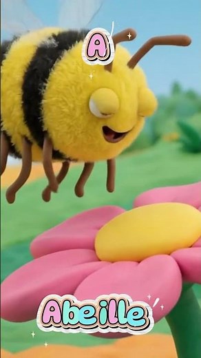 Funny French Alphabet A for Abeille