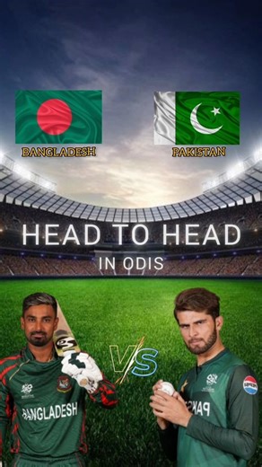 Bangladesh vs Pakistan Cricket Team Full Comparison. Who is the stronger ODI team? 🏏