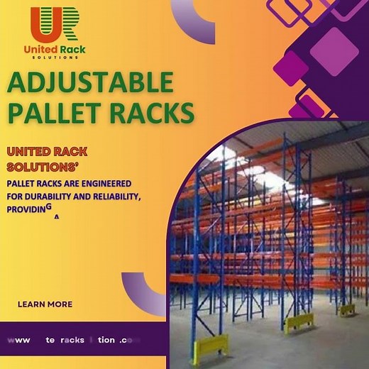 Maximize Your Warehouse Space with Adjustable Pallet Racks| United Rack Solutions #PalletRacks #rack