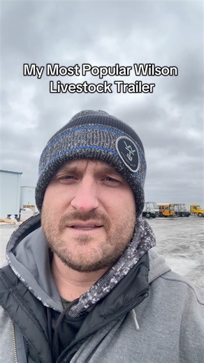 My most common Wilson livestock trailer #farmer #livestock #wilson #cattle #livestocktrailer #rodoc