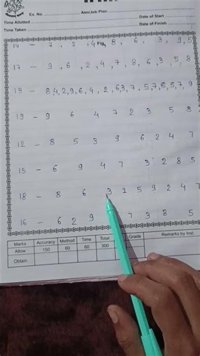 Table practice #maths